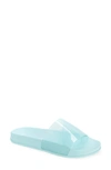 Bp. June Jelly Slide Sandal In Blue Drift