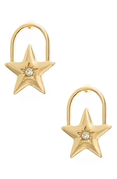 Ettika Star Stud Earrings In Yellow