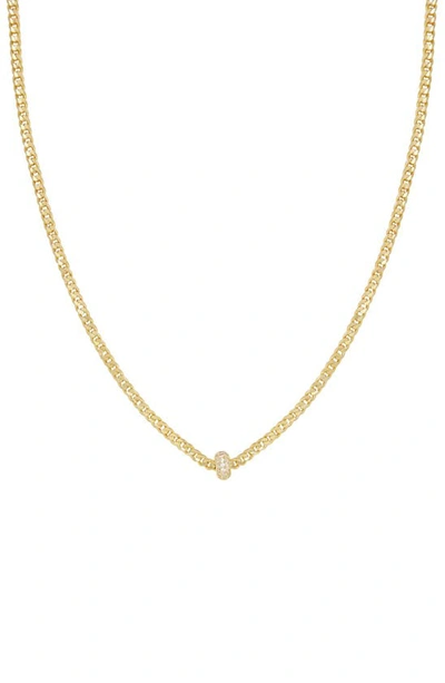 Ettika Chain Link Pendant Necklace In Gold