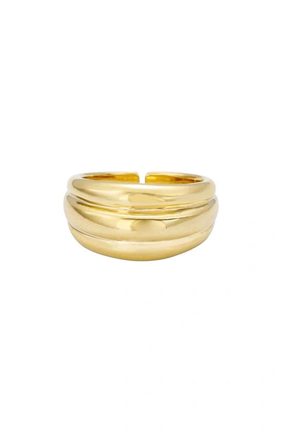 Ettika Dome Ring In Gold Plated