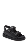 Kurt Geiger Orson Sandals In Black Leather