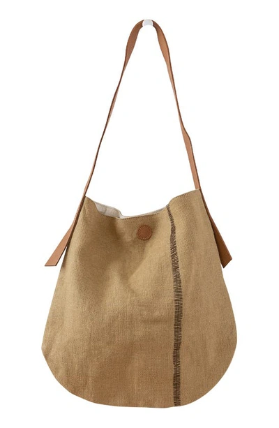 Will And Atlas Archer Jute Tote In Natural