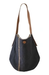 Will And Atlas Archer Jute Tote In Indigo