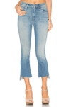 Mother 'the Insider' Crop Step Fray Jeans In Shake Well