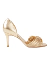 Sarah Chofakian Leatehr Sandals In Metallic