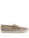 TOD'S ROUND-TOE SLIP-ON LOAFERS