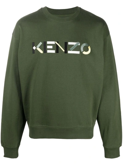 Kenzo Sweaters In Kaki