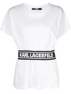 KARL LAGERFELD KARL LAGERFELD T-SHIRTS AND POLOS WHITE