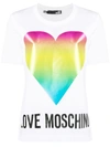 LOVE MOSCHINO LOVE MOSCHINO T-SHIRTS AND POLOS WHITE