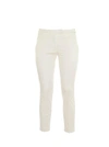 DONDUP DONDUP TROUSERS WHITE