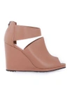 Studio Chofakian Wedge Sandals In Brown