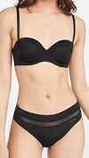 CALVIN KLEIN UNDERWEAR CK PUSH UP STRAPLESS BRA BLACK001,CKLEN44417