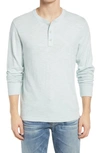 Faherty Slub Cotton Henley In Sky