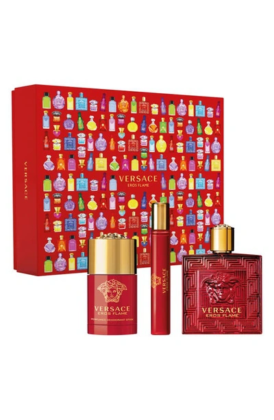 Versace Men's 3-pc. Eros Flame Eau De Parfum Gift Set