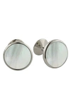 DAVID DONAHUE MOTHER-OF-PEARL CUFF LINKS,CL109500