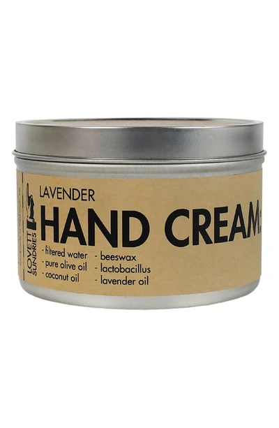 Lovett Sundries Body & Hand Cream In Lavender