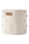 Pehr Pompom Canvas Bin In Rose Pink