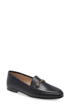Sam Edelman Loraine Embellished Leather Loafers In Black/ Black Leather