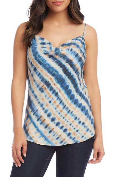 Karen Kane Drape Front Camisole In Print