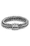 John Hardy Sterling Silver Classic Chain Kami Woven Link Bracelet In Silver