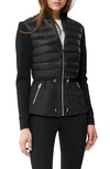 Mackage Joyce Mixed Media Down Jacket In Black