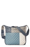 Mz Wallace Parker Crossbody In Blue Patchwork