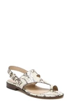 27 Edit Eris Slingback Sandal In Ivory Cobra Leather