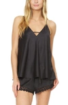 Flora Nikrooz Victoria Charmeuse Cami In Black