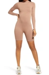 NAKED WARDROBE THE NW ALL BODY LONG SLEEVE ROMPER,NW-J0270