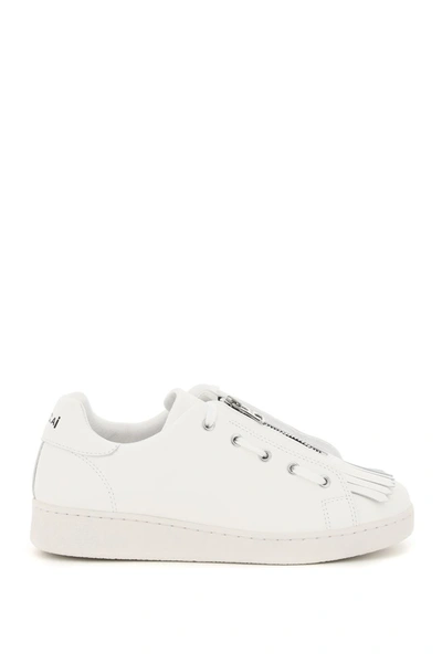 A.p.c. X Sacai A.p.c X Sacai Minimal Julietta Sneakers In White