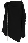 GIVENCHY GIVENCHY ASYMMETRIC SKIRT WITH CHAIN