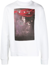 Off-white Off White Caravaggio Arrows-motif Printed Sweatshirt In White