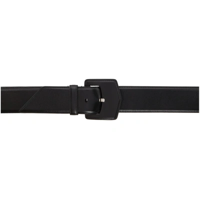 Alaïa Medium Oversized Geometric Buckle Belt In Black