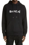 A.p.c. X Sacai "taylo" Sacai Capsule Sweatshirt In Black