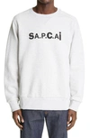 A.P.C. X SACAI TANI LOGO SWEATSHIRT,COEON-M27656