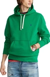 Polo Ralph Lauren Embroidered-logo Pullover Hoodie In Bill Green