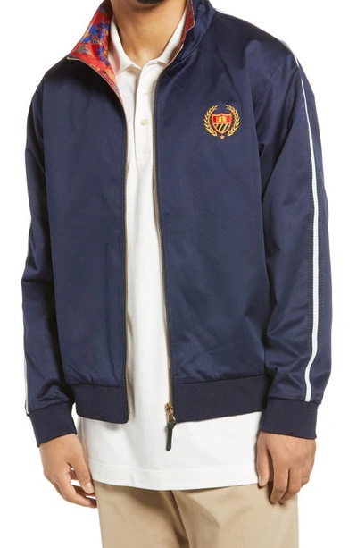 Bel-air Athletics Logo-embroidered Reversible Bomber Jacket In