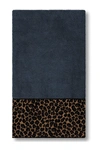 Linum Home Spots 3-piece Embellished Towel In Midnight Blue