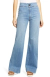 Askk Ny Brighton High Waist Wide Leg Jeans In Boardwalk