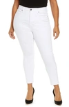 Good American Good Legs High Rise Crop Skinny Jeans In W001