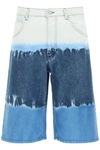 Alberta Ferretti Woman Denim Shorts Blue Size 0 Cotton In Fantasia Blu