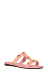 Valentino Women's Roman Stud Slide Sandals In Flamingo Pink