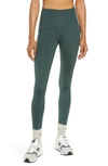 Girlfriend Collective High Waist Pocket Leggings In Moss