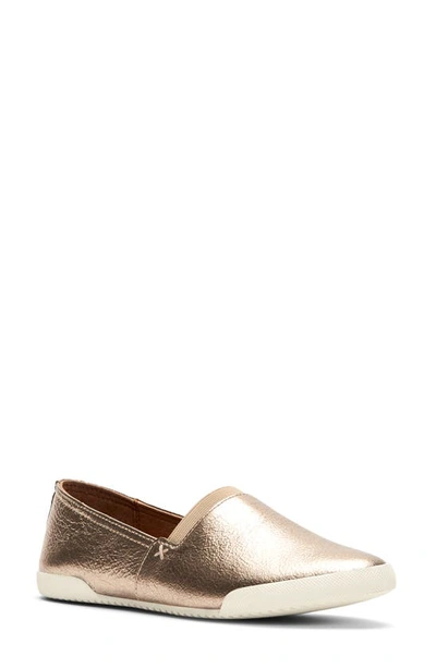 Frye Melanie Stud Slip-on Sneaker In Bronze