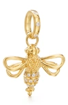 Temple St Clair Women's Tree Of Life 18k Yellow Gold & Diamond Resting Bee Pendant In Yellow Gold