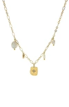 PANACEA CULTURED PEARL CHARM NECKLACE,N06511WHGDG1