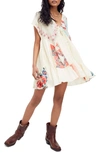 FREE PEOPLE MENDED WITH SCARVES MINIDRESS,OB1265991
