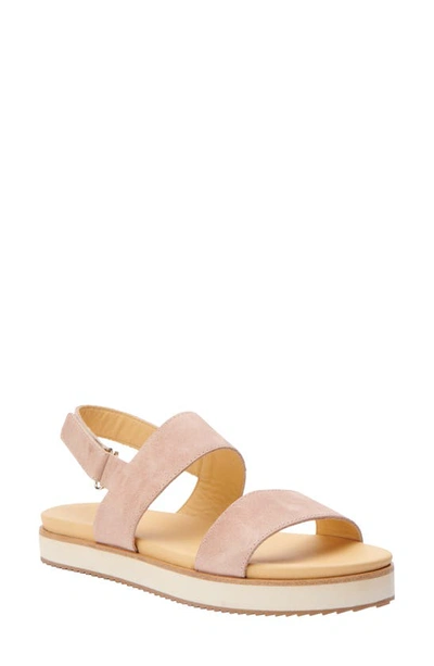 Nisolo Go-to Flatform Slingback Sandal In Desert Rose