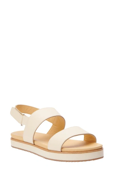 Nisolo Go-to Flatform Slingback Sandal In Bone