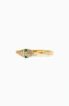 Girls Crew Viper Open Ring In Gold
